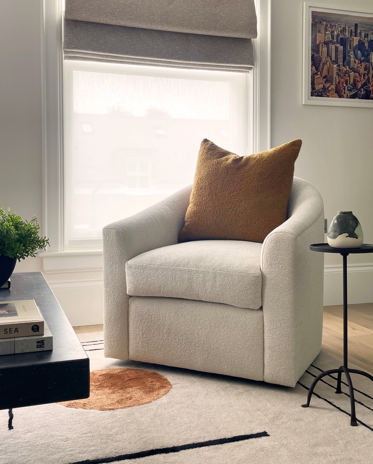 Teddy Cushion - Ochre