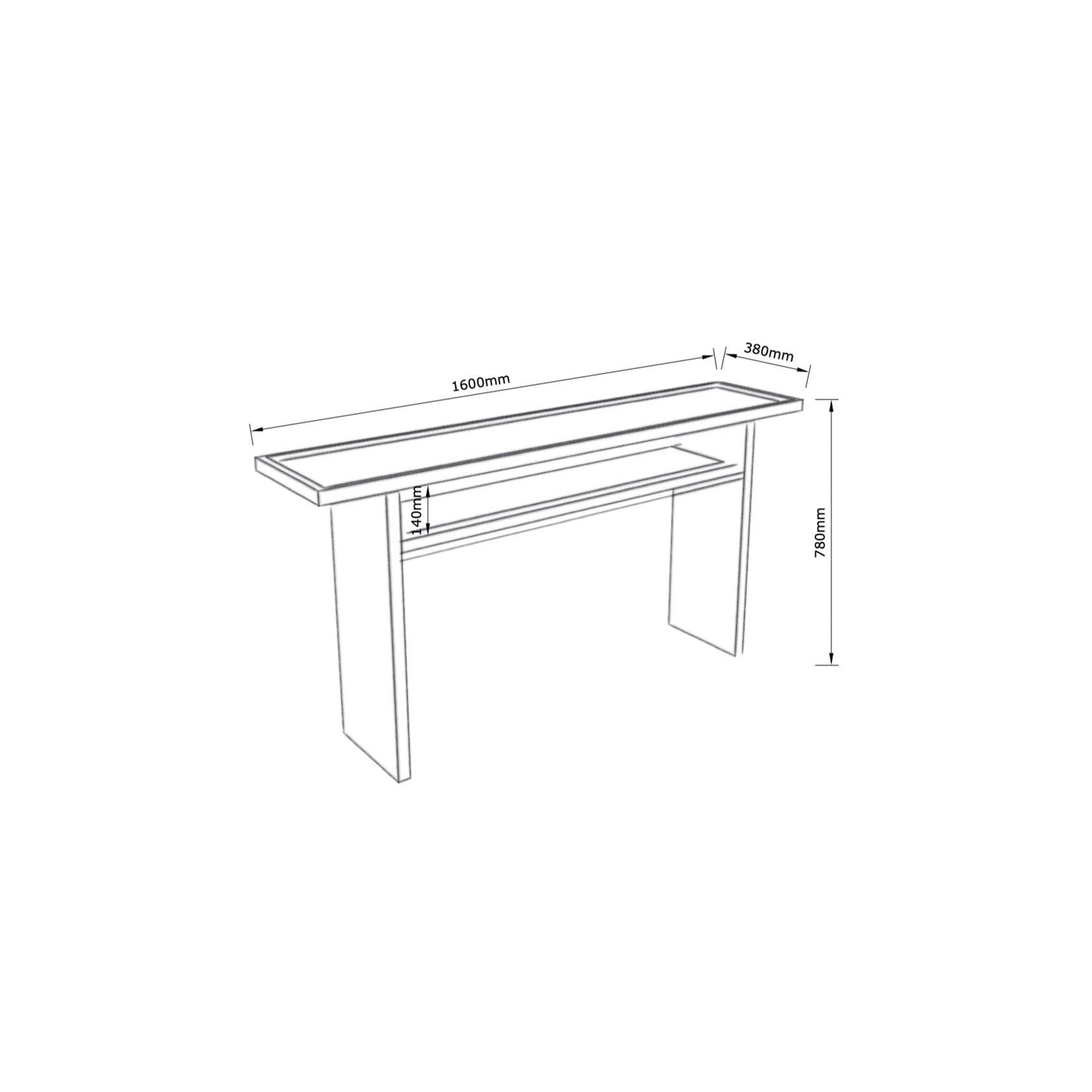 Sweet Soul Console Table - Large